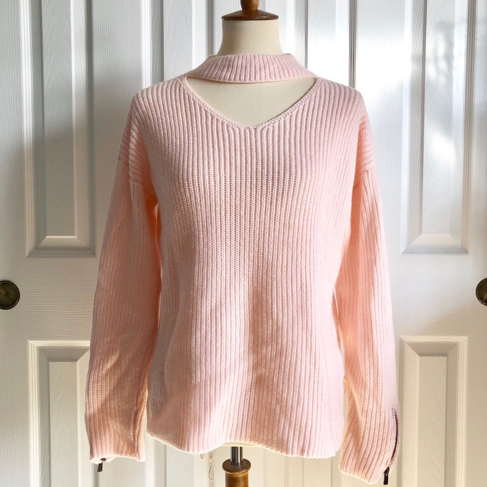 Baby pink sweater